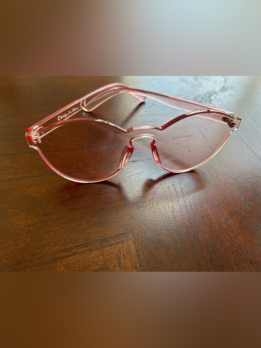 Circus by Sam Edelman Transparent Pink Women's Sunglasses